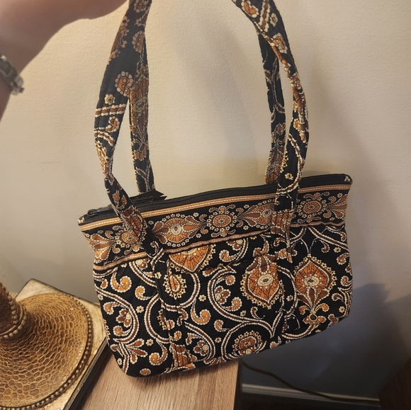 Vera Bradley Brand Purse and wallet set- in pristine/ EUC"Caffe latte" print!! - Picture 2 of 4